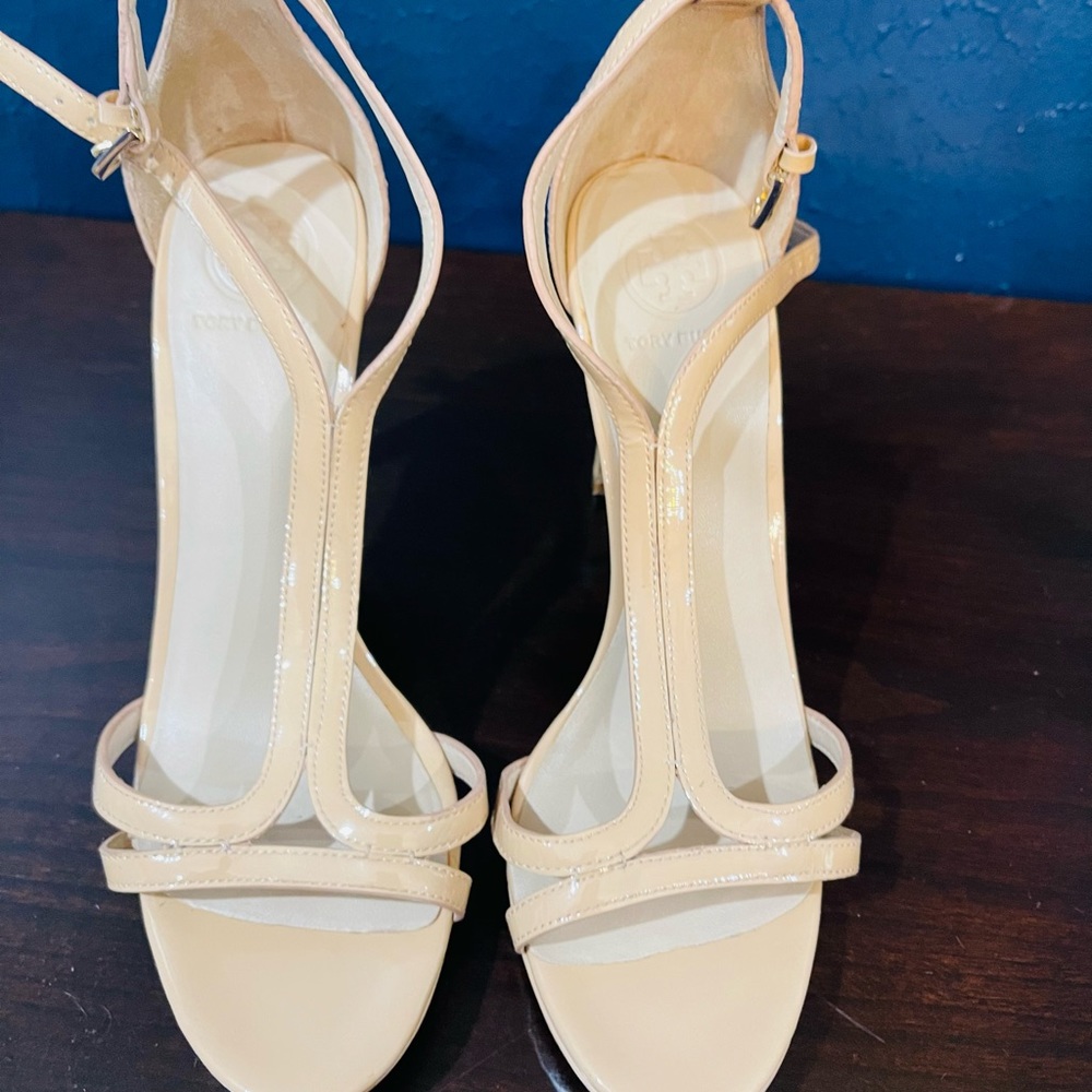 Tory Burch strappy high heel sandals $125